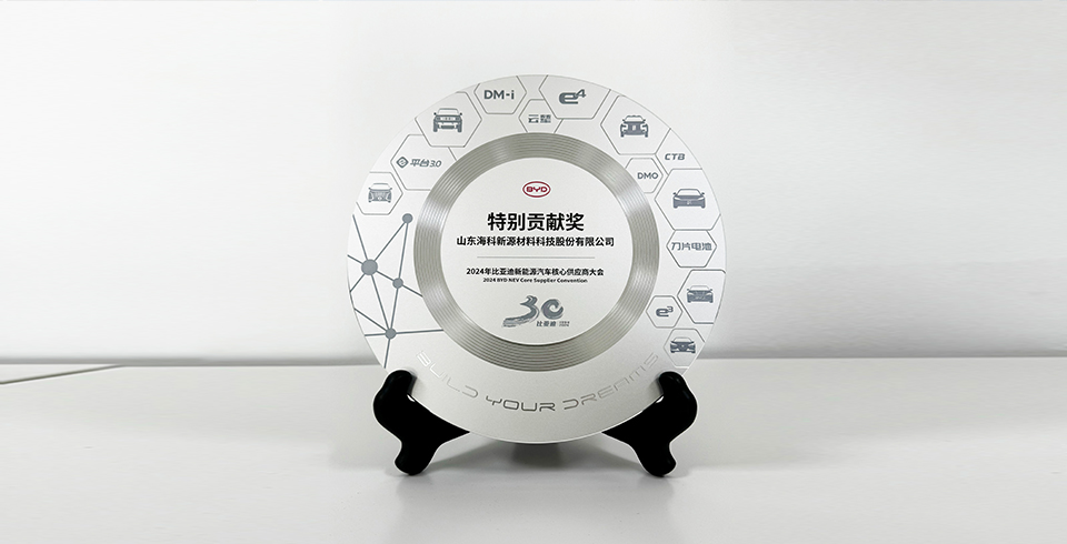 爱游戏·体育-爱游戏(中国)一站式服务官网连续四年再度荣获比亚迪2024年“特别贡献奖”